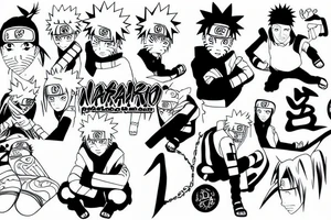 naruto using crack tattoo idea