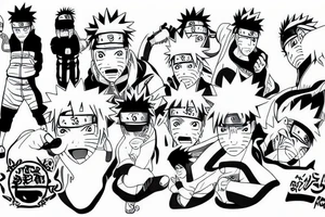 naruto using crack tattoo idea
