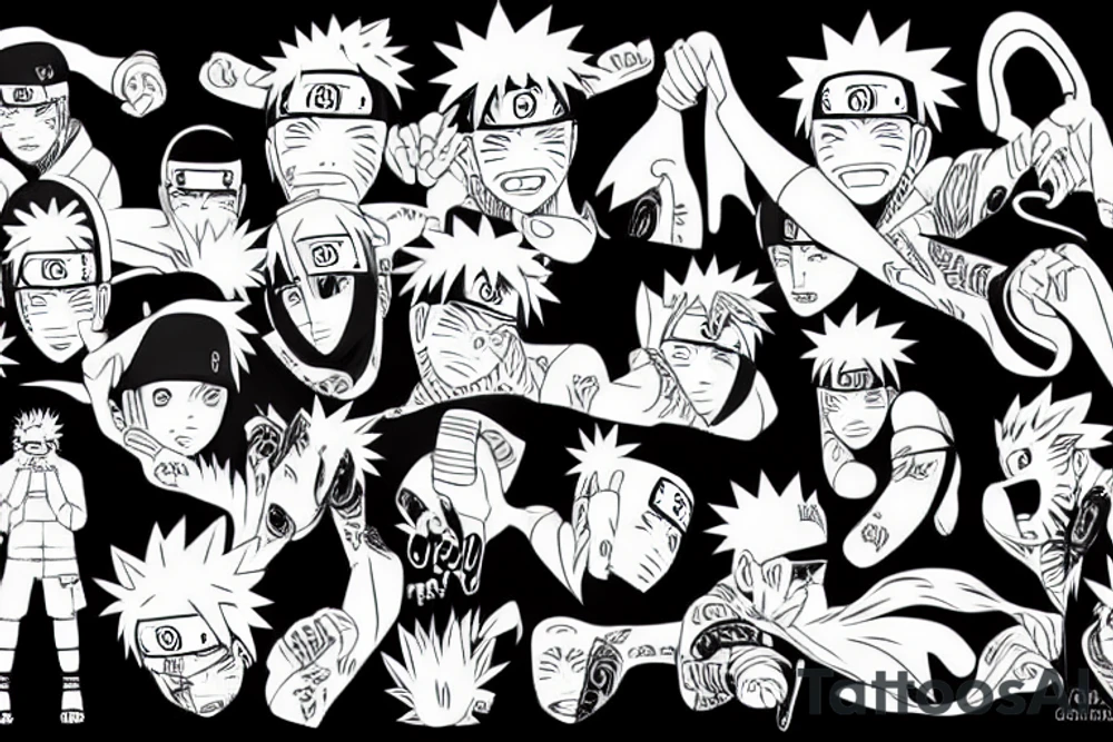 naruto using crack tattoo idea