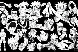 naruto using crack tattoo idea