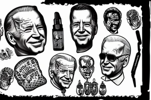 joe biden at burning man tattoo idea