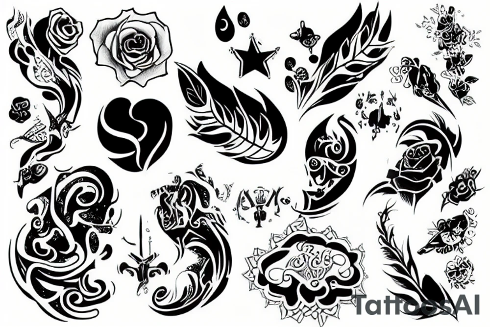 Reason and passion tattoo idea