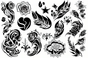 Reason and passion tattoo idea
