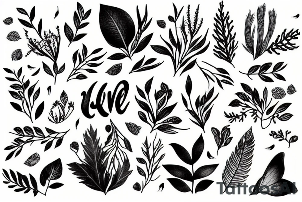 In love with the nature tattoo idea