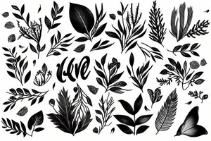 In love with the nature tattoo idea