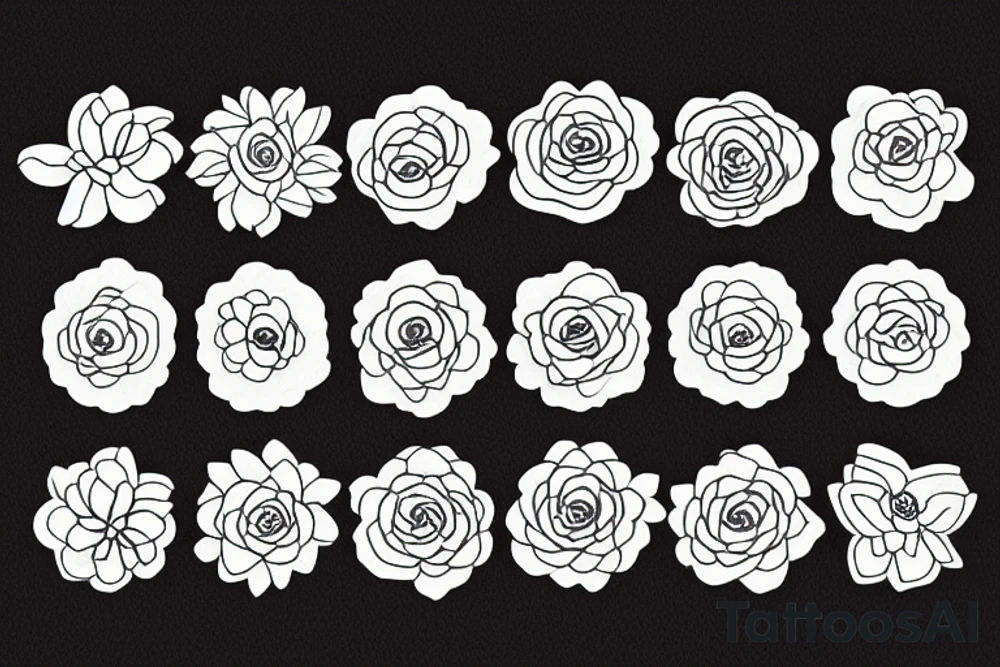 Perseverance as a flower tattoo idea
