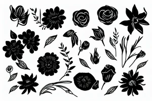 Perseverance as a flower tattoo idea