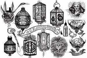 Lantern tattoo idea