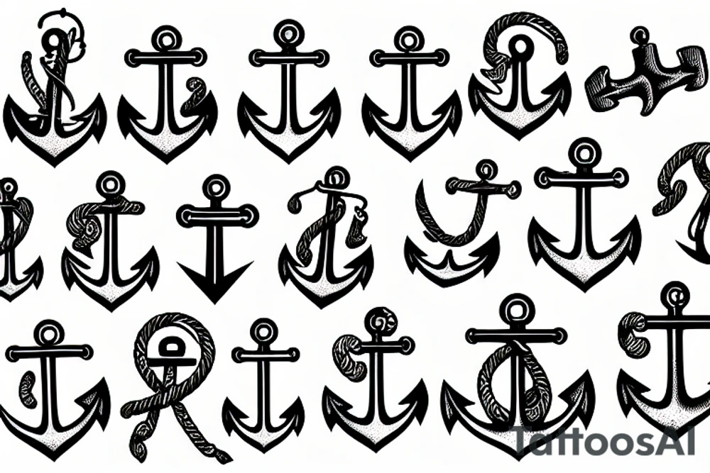 Anchor tattoo idea