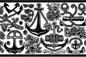 Anchor tattoo idea