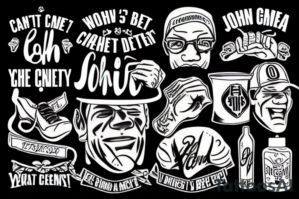 John Cena you can't see me tattoo idea