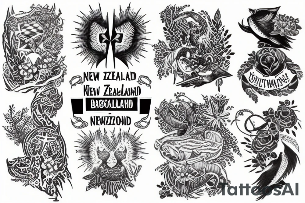 New Zealand and Pacific Northwest tattoo idea