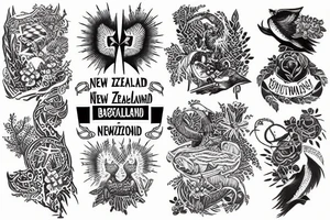 New Zealand and Pacific Northwest tattoo idea