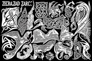 New Zealand and Pacific Northwest and Celtic mountains seattle tattoo idea