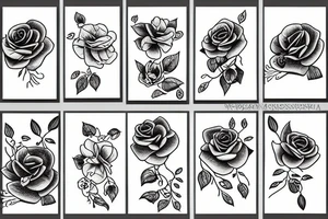 Rosa canina tattoo idea