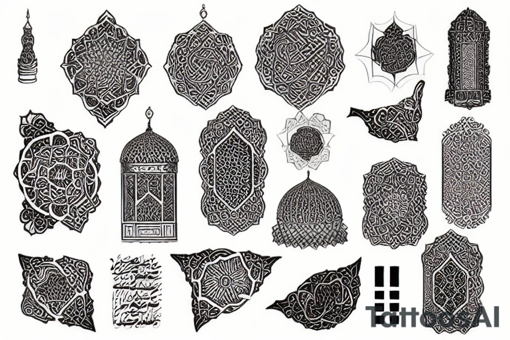 Mosque tattoo idea