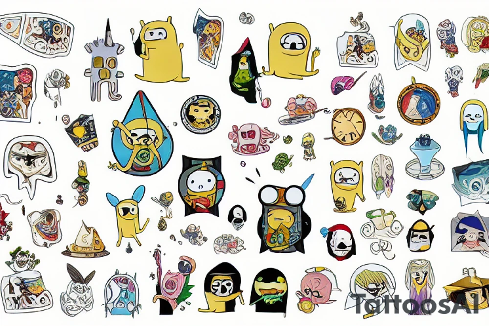 Adventure time tattoo idea