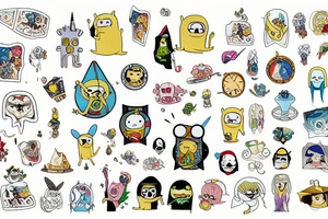 Adventure time tattoo idea