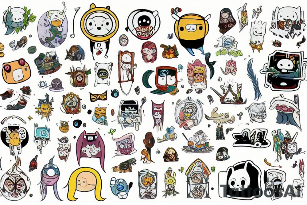 Adventure time tattoo idea