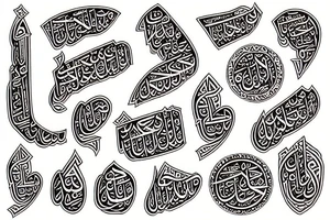 Allah tattoo idea