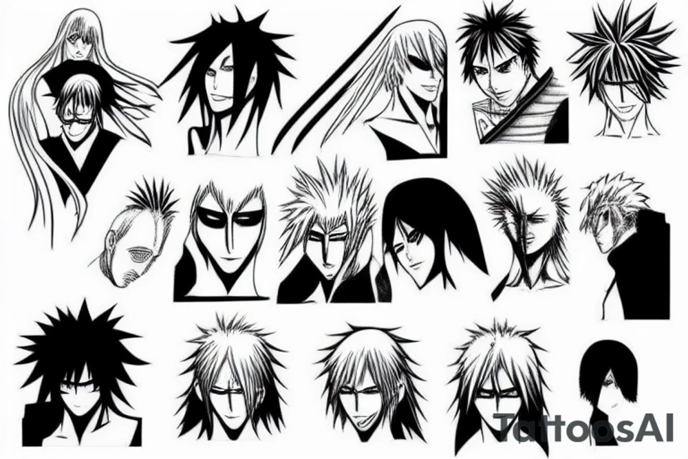 Bleach manga tattoo idea