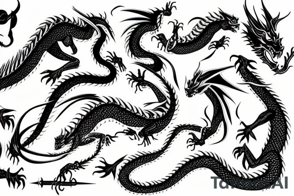 Dragon tattoo idea