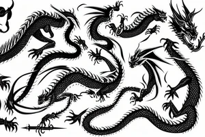 Dragon tattoo idea