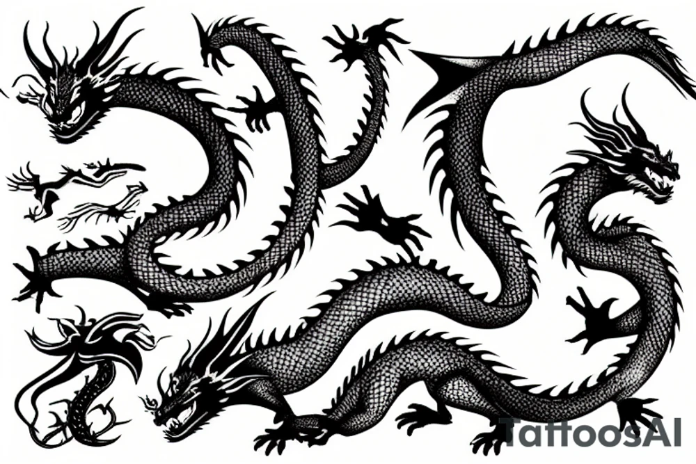 Dragon tattoo idea