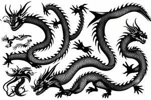 Dragon tattoo idea