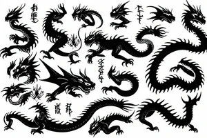 Dragon tattoo idea