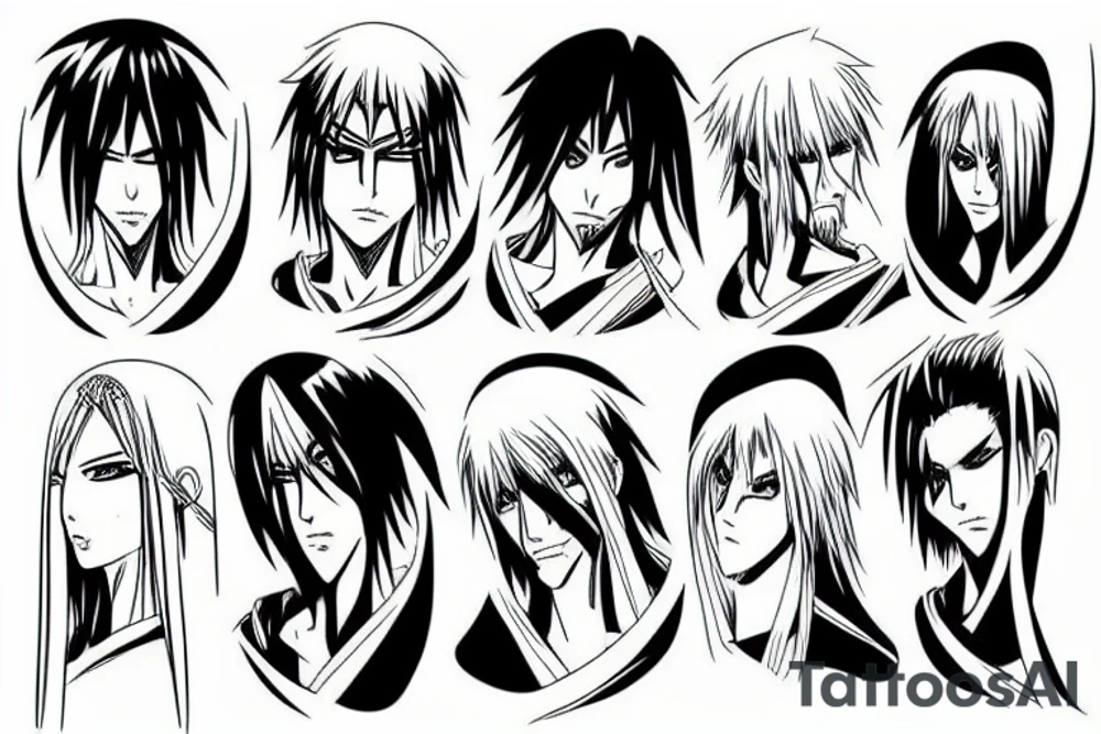 Bleach sword manga tattoo idea