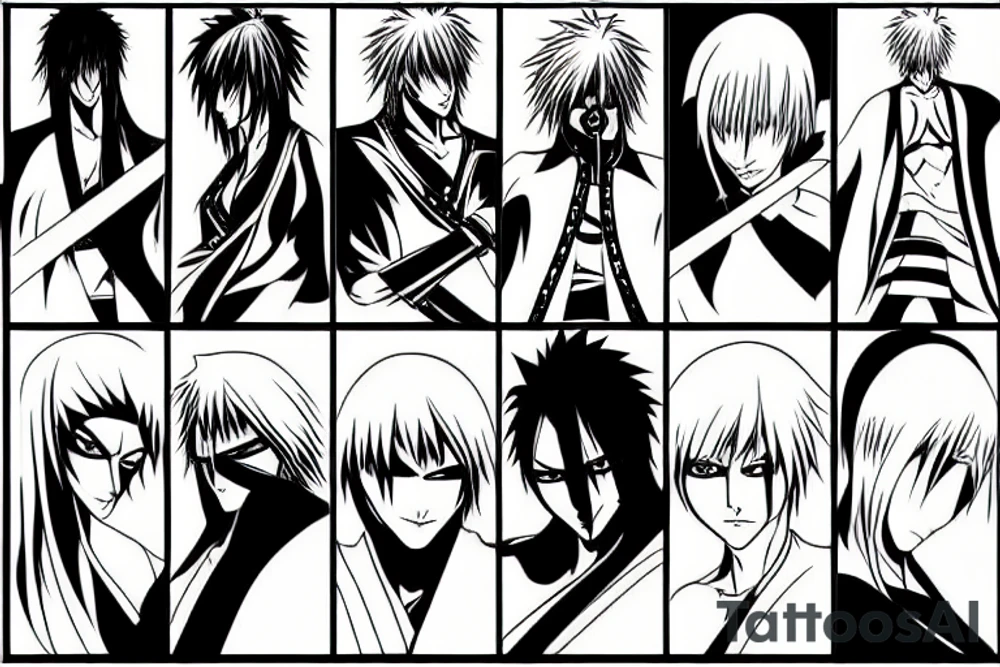 Bleach sword manga tattoo idea