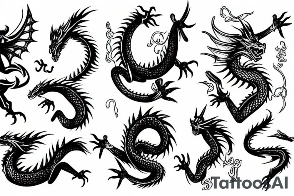 Dragon tattoo idea
