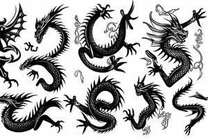 Dragon tattoo idea