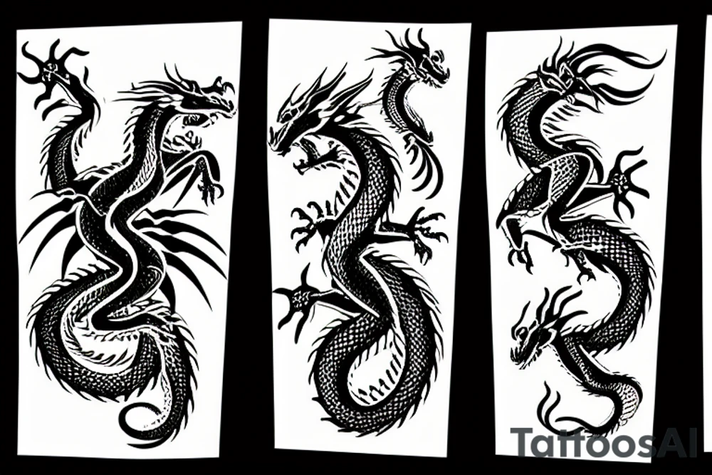 Dragon tattoo idea