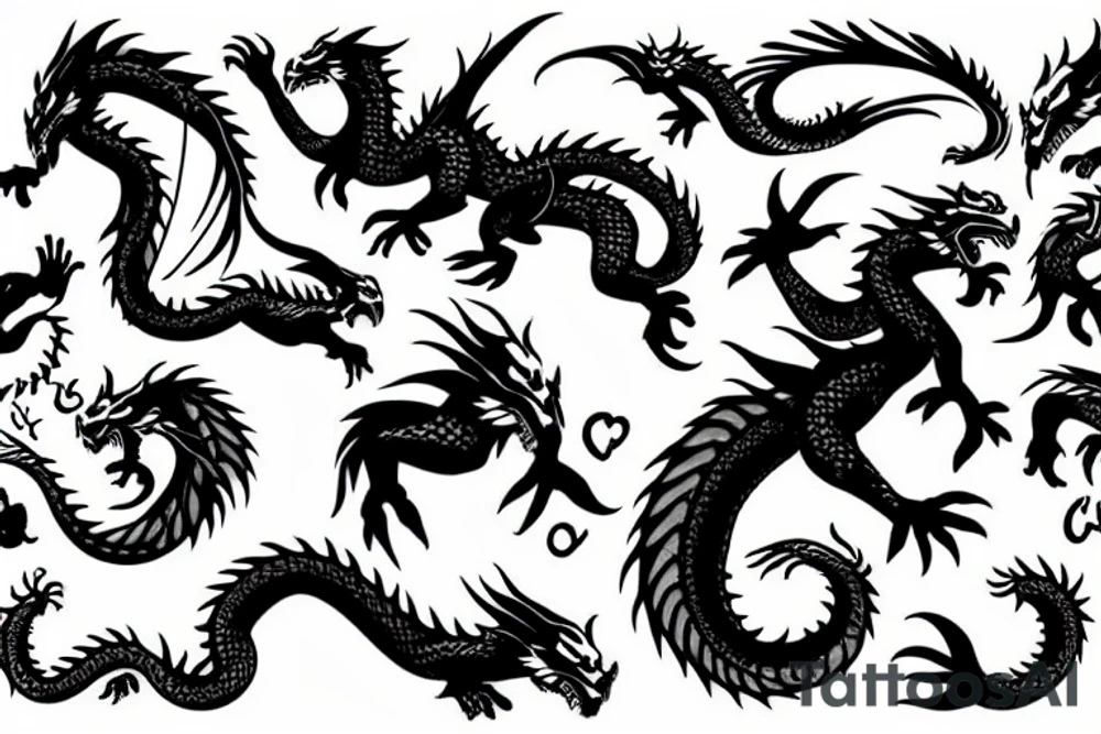 Dragon tattoo idea