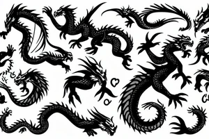 Dragon tattoo idea