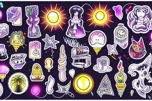 Light up to shine tattoo idea