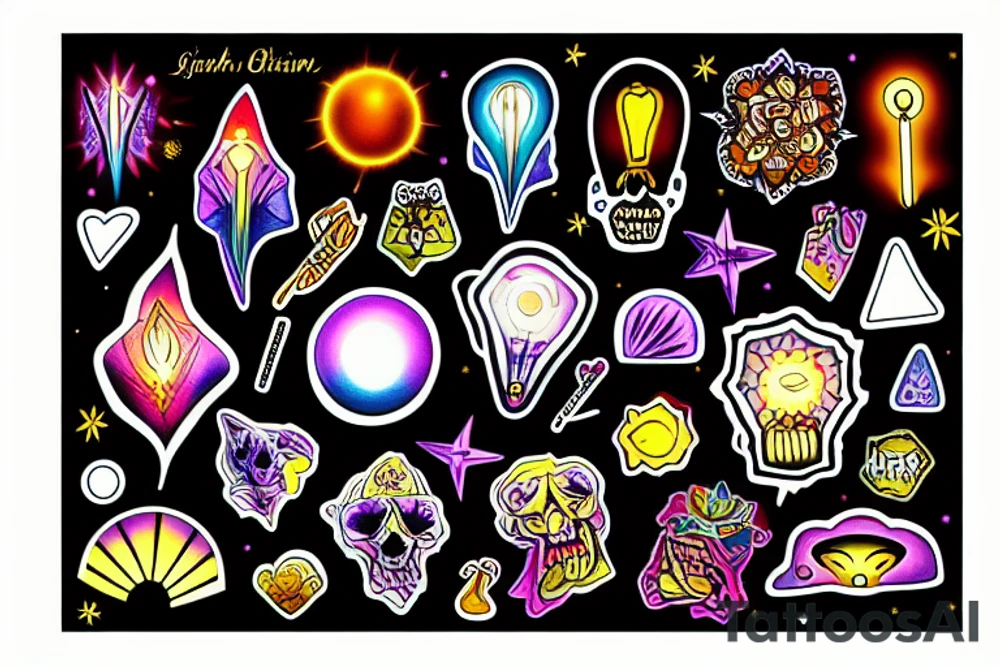 Light up to shine tattoo idea