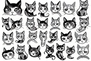 La Verdadera Destreza Cat tattoo idea