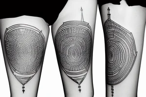 Microcircuit tattoo idea