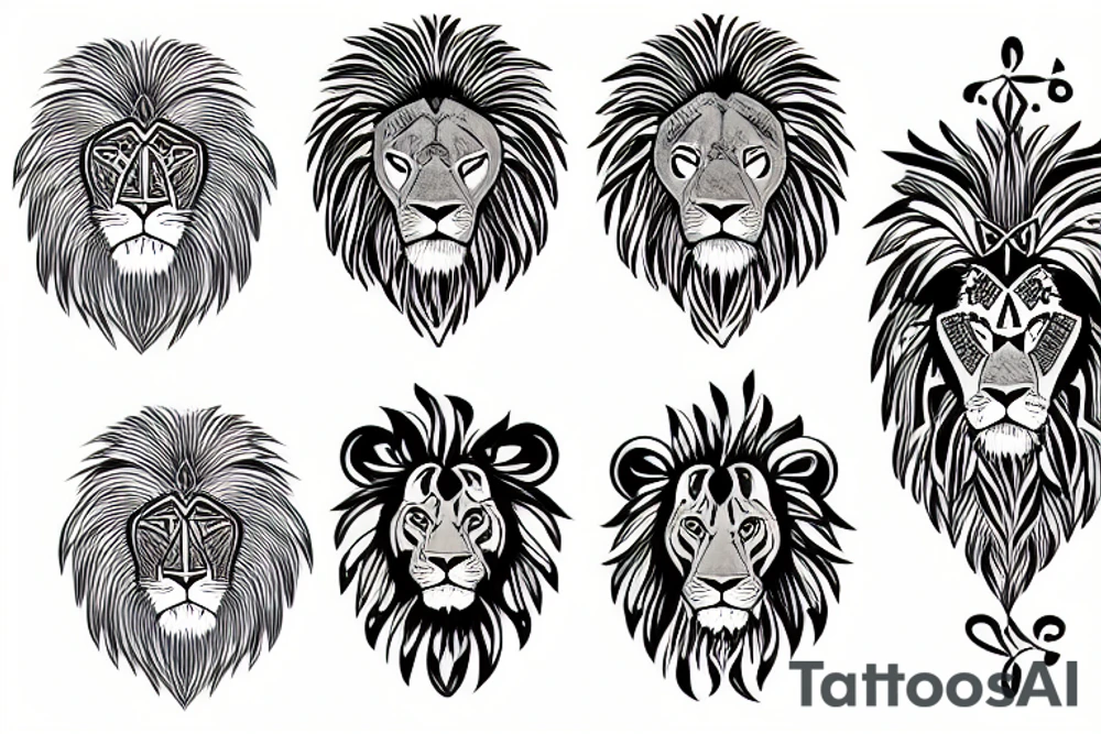 lion tattoo tattoo idea