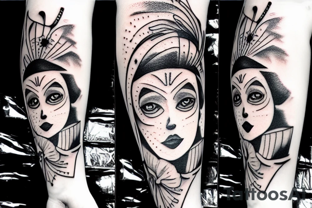 Pierrot tattoo idea
