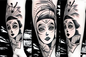 Pierrot tattoo idea