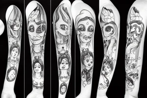 Pierrot tattoo idea