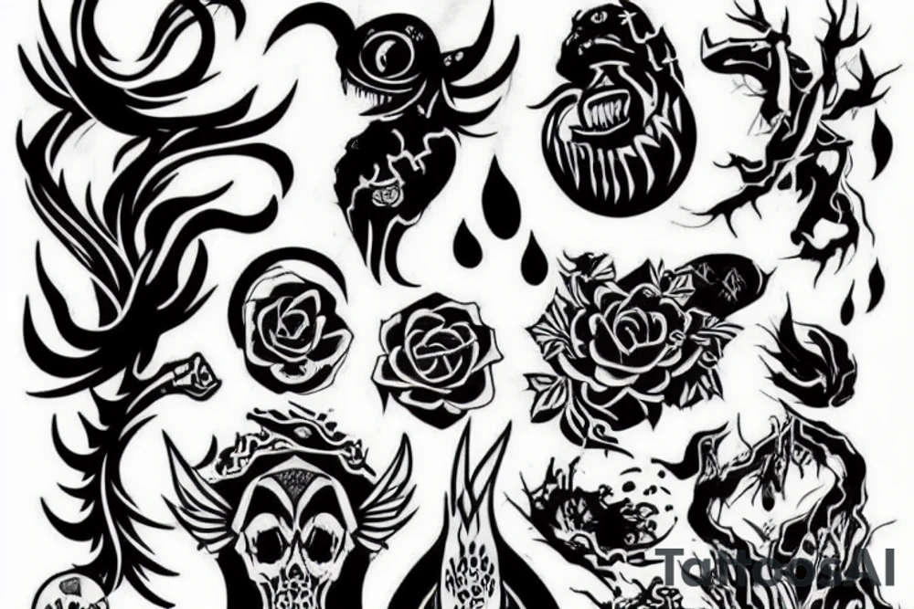 Друзья на островах tattoo idea