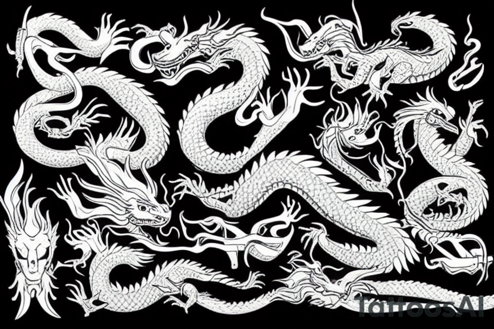 Dragon tattoo idea