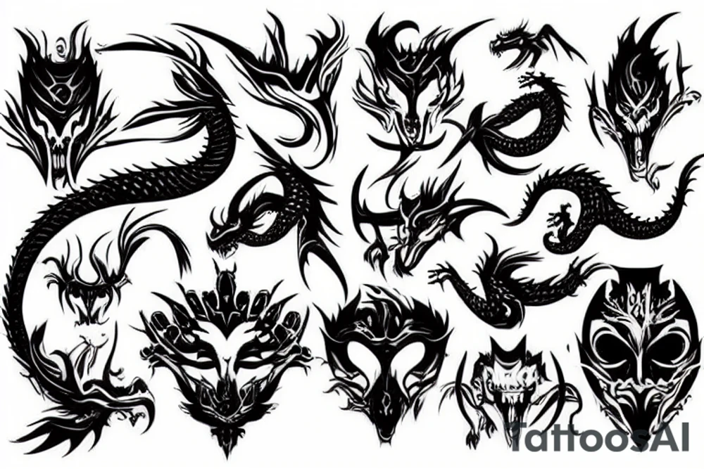 Dragon tattoo idea
