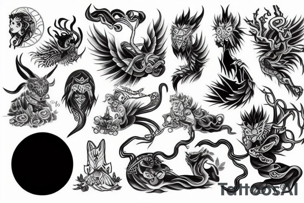 Mythical tattoo idea