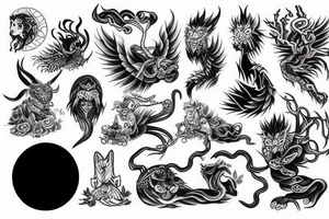 Mythical tattoo idea